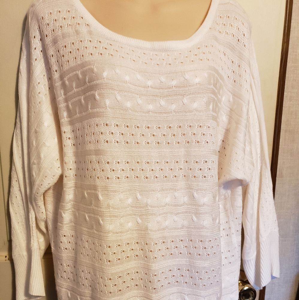 New York & Co. Cream Sweater